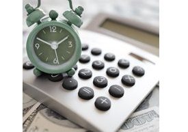 clock and calculator